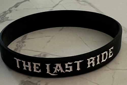 DAVID ALLAN COE THE LAST RIDE Rubber wristband NOW ON SALE! 10$