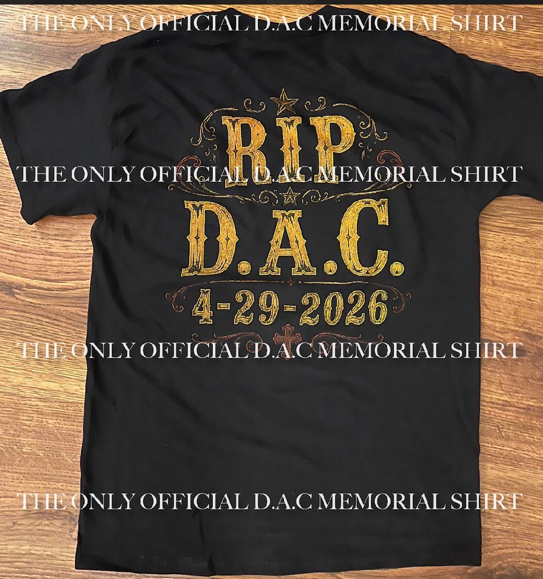 Official David Allan Coe Memorial T-Shirt