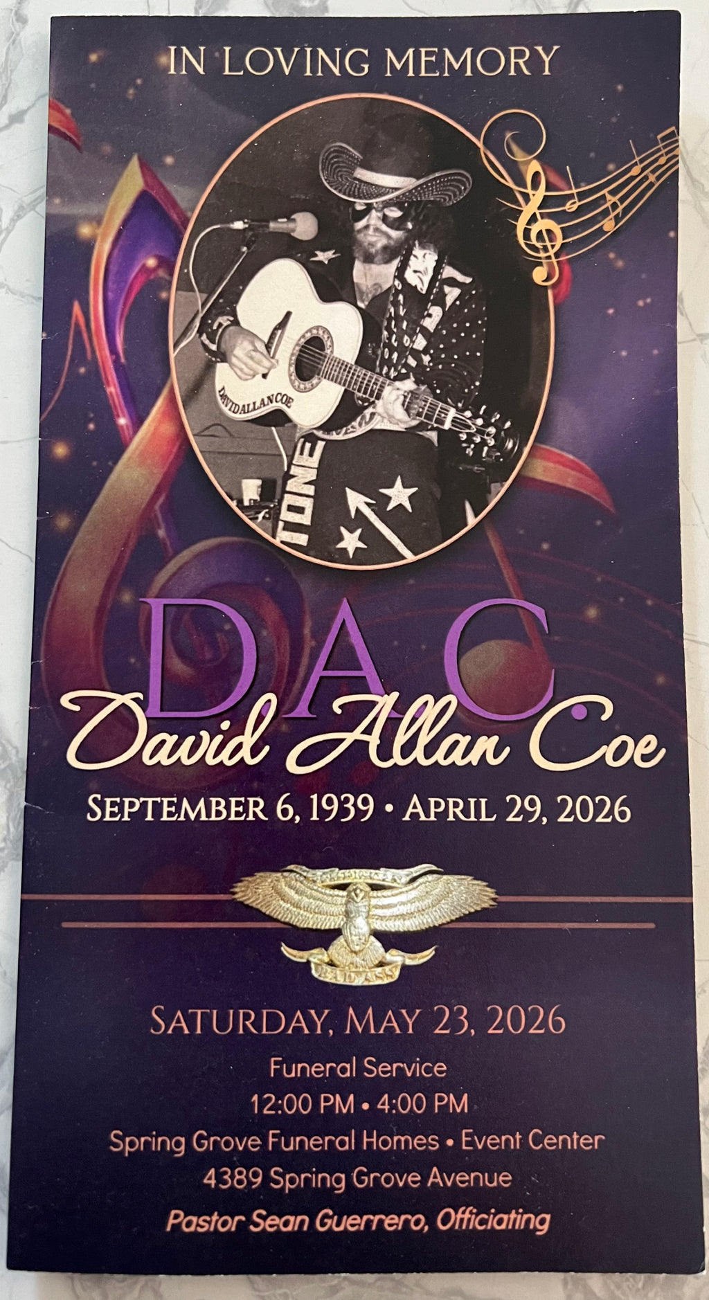 DAC MEMORIAL 3  CARD SET
